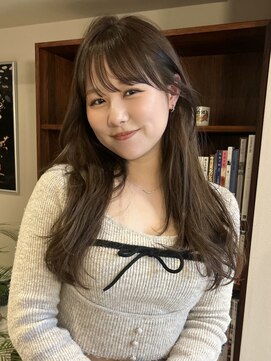 エンベロープス 中目黒(Envelopes) ロングレイヤー[チョコレートブラウン/ハッシュカット/中目黒駅]