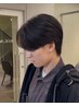 メンズカット＋縮毛矯正[天神赤坂/メンズ/縮毛矯正/メンズサロン/men's/眉毛]