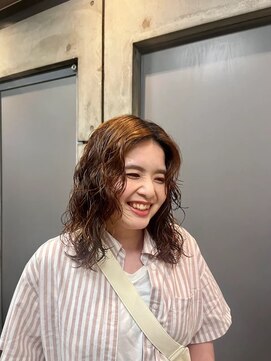 キミトヘアデザインアンドスパ(Kimito Hair design&spa) レイヤーボブ/髪質改善/艶カラー/小顔/20代/ミディアムパーマ