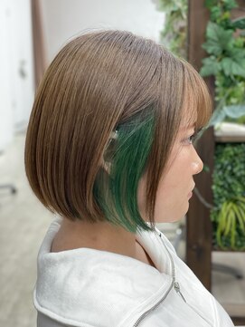 ガーデン 西川田店(garden) インナーカラー/ カラーリング/ベージュカラー/ /宇都宮/西川田