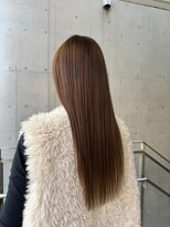 トエ(toe)&nbsp;大人世代にもおすすめなブリーチ無しの明るめブラウン