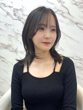 大人フェミニン韓国レイヤー