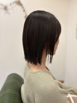 カゼイロ美容室(Kazeiro) 切りっぱなしボブ★髪質改善カラーコース【Kazeiro美容室】