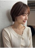 イメチェン/ピンクベージュ/アンブレラカラー/前髪/摂津本山