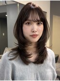 レイヤーカット／亀井詩奈