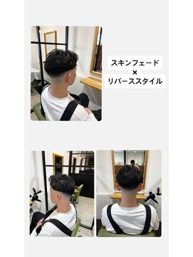ヘアーメイク マーズ 売布店(Hair Make Mars) スキンフェード×リバース