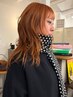 【Ria指名限定】骨格補正カット+似合わせ、透明感カラー¥13000→¥11000