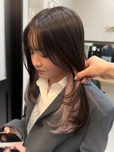 【インナーカラー】・・・内側だけ違うのみんなに秘密♪周りに内緒でさりげなくオシャレを楽しみたい♪