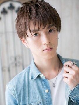 モッズヘア メン 上尾東口店(mod's hair men) 束感ナチュラル伸ばしかけダウンバングメンズショート20代30代b1