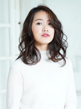 プリムワークス hair&nail Prime works ワンサイド流しバングvol.3