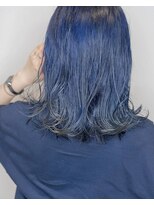 アコット(ACOT)&nbsp;ケアブリーチ×ネイビーカラー【ACOT田中祐輔】