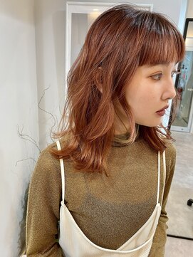 ベンジー 蔵前店(benji) 透明感イルミナカラー×顔まわりカット バンクカット/前髪カット