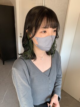 シアン(CYAN) #インナー#イヤリング#green#dark green