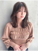 レイヤーカット_アースカラーくびれヘアツートンカラー_9105