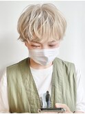 【morio原宿】トリプルカラー ハイトーンマッシュ 横沢