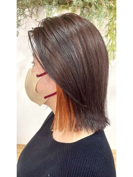 シーバイトリコ 市川(SEA by tricot) ☆ボブインナーオレンジ