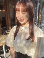 ラミエバイメルト 下北沢(lamie by melt)&nbsp;毛利/暖色カラー 明るめ オレンジブラウン 暖色ベージュ 透明感