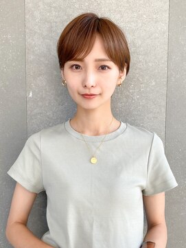 ロンド レグリーズ 立川(Lond leglise) ショート×顔周り×前髪×シルキーベージュ×グレージュカラー