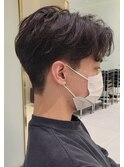 センターパート/韓国/ツーブロック/黒髪/マッシュ