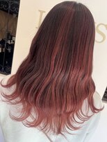 ラビスモア(Lovis moa)&nbsp;切りっぱなしボブ/ピンクブラウン/エアリーロング/美髪のススメ