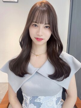 フォルテリノ ナゴヤ(FORTE Lino) 髪質改善縮毛矯正×大人ガーリーツヤ髪ダークグレージュ