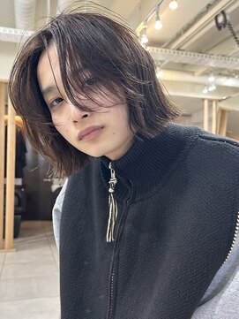 メゾンアクア 表参道(Maison ACQUA) ●メンズボブウルフメンズミディアムメンズロングワックスなし