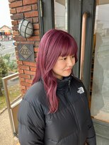 トップヘアー 本店(TOP HAIR) ピンクバイオレット/ブリーチカラー/