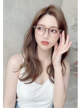 オリジンズヘアーセカンド 守谷店(Origins hair 2nd) ロングレイヤー×ベージュカラー×BYKARTE TR