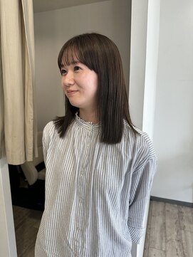 ギフト(GIFT) 透け感beige ブリーチなしカラー　透明感カラー　グレージュ