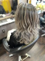 カットツー(Cut2)&nbsp;ハイライト×バレイヤージュ×グレージュ