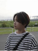 襟足スッキリナチュラルマッシュショート