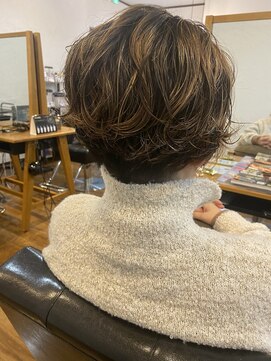 ブリック(Brick) ハンサムショートの色っぽパーマ