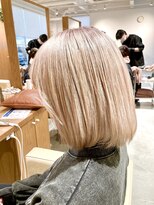 シーツー 三吉店(C2) ◎切りっぱなしボブカット×ホワイトカラー◎ 前髪