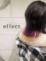 エフェクト 横浜(effect) インナーカラー(パープル)