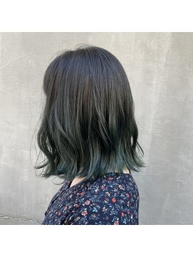 テーラヘアー 君津店(TELA HAIR) グリーングラデーション