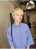 メンズハイトーン/韓国風メンズ/ダウンパーマ