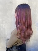 ピンク☆ハイライト