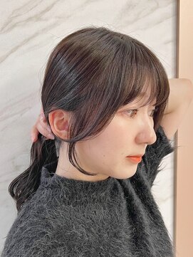 ロンド フィーユ(Lond fille) 【とばみか】顔まわりカット/韓国ヘア/前髪