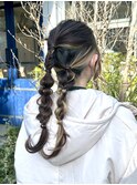 オシャレなツインスタイル