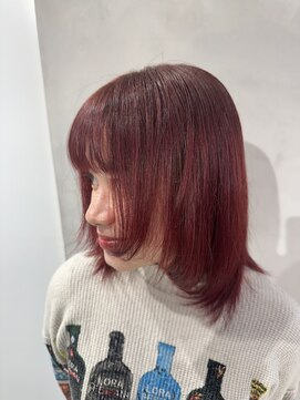 エイト ヘアサロン 渋谷本店(EIGHT) レッドカラー