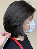 ピケ(pique)&nbsp;インナーカラーシルバー/ホワイティアッシュ/結べるボブ30代40代