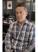 大人外国人風メンズショートフェード：花形　知希