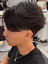 アンサー 渋谷(ANSWER)&nbsp;メンズハイライトセンターパート