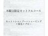 【木曜日限定】メンズカットフルコース5%OFF