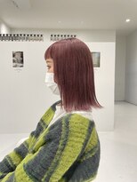 ノートエートル 西金沢(Nought etre)&nbsp;10代/20代/ケアブリーチ/ピンクベージュ/ツヤ髪スタイル/