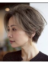 ハーツ(Heart's)&nbsp;白髪ぼかし似合わせ大人ショート30代40代50代60代◎