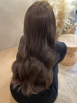 ラヴィズム 長岡店(LUVISM)&nbsp;韓国/顔周りレイヤー/ダブルカラー/ベージュ/前髪新潟長岡宮関