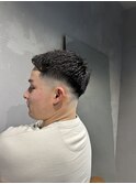 メンズショート　フェード