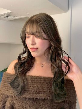 ロマリア ヒルズ 表参道 原宿(Lomalia HILLS) イメチェン/グレージュカラー/オリーブグレージュ前髪/表参道