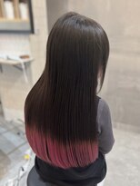 フィッシュヘアー(fish hair)&nbsp;髪質改善/髪質改善カラー/デザインカラー/裾カラー/ペールピンク
